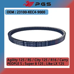 PGS Scooter V-Belt For KYMCO CK125 PEOPLE S LIKE 150 Super 8 125 Agility RS 23100-KEC4-9000 20x799 CVT Transmission Belt