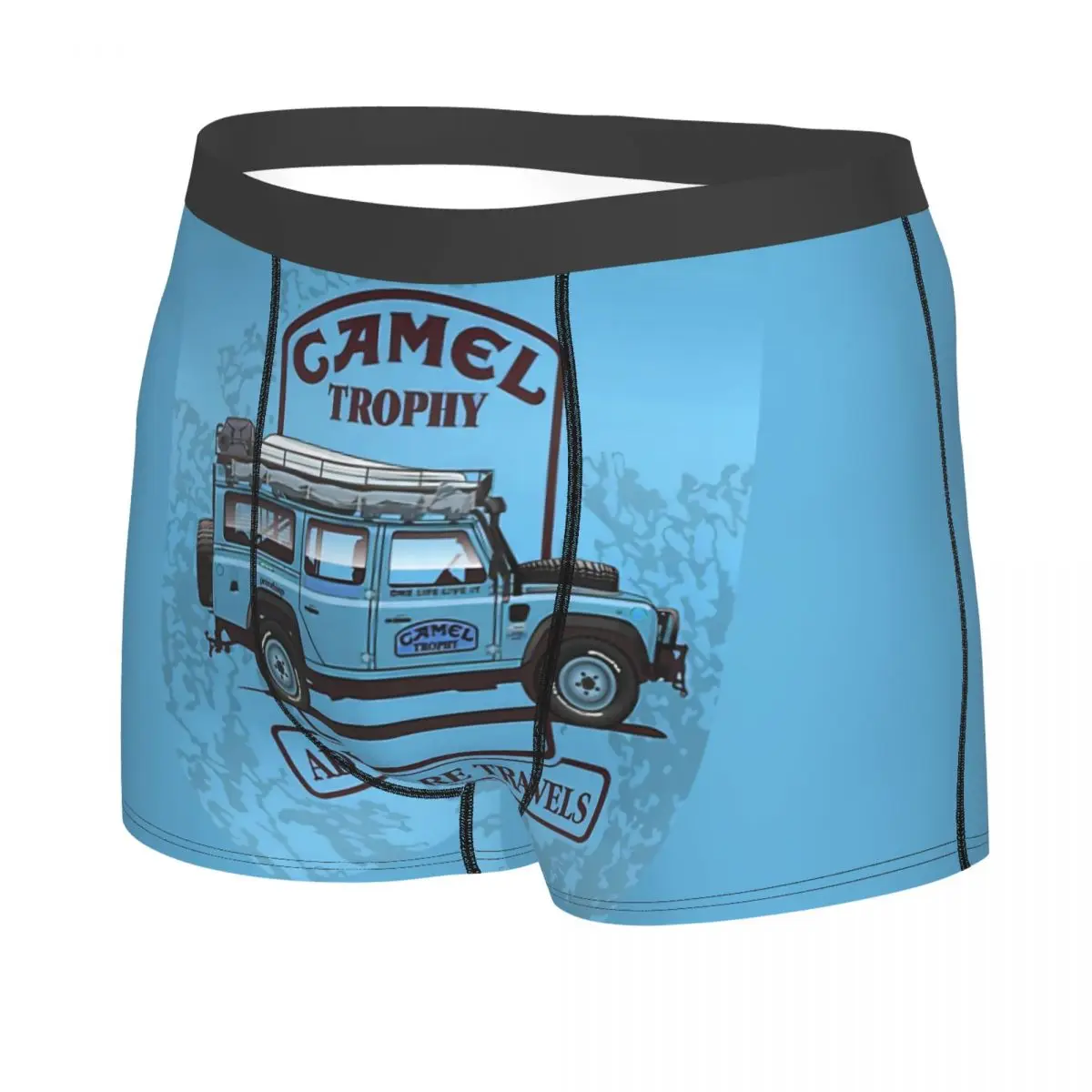 Camel Trophy Defender 110 Boxer Shorts For Men 3D Printed Underwear Panties Briefs Soft Underpants