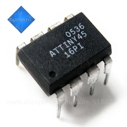 ATTINY85-20PU DIP-8, ATTINY45-16PI, ATTINY85-20, ATTINY85 85-20PU, ATTINY45-20PU, ATTINY45 45-20PU, Em estoque, 1Pc por lote