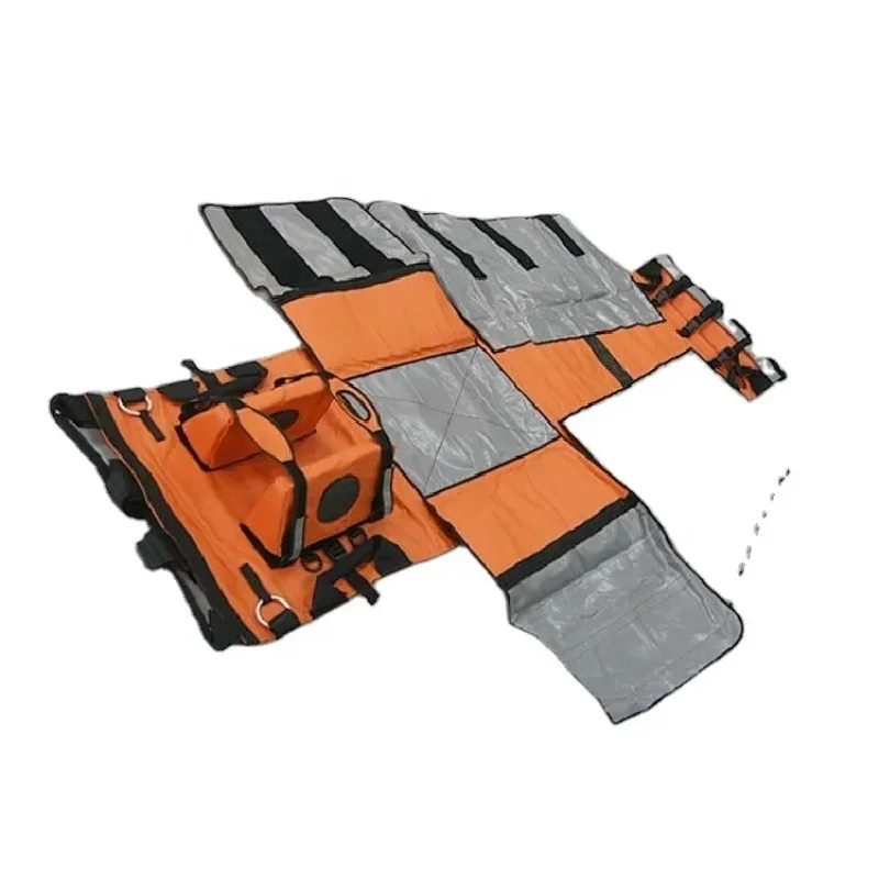 

Helicopter rescue sleeves soft emergency stretcher folded rolled medical