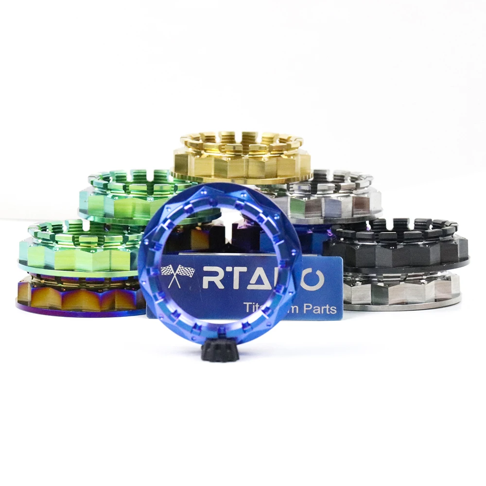 RTAMO M48 Gr5 Titanium Nut Rear Axle Nut Lightweight Wheel Nut for Ducati V2 V4
