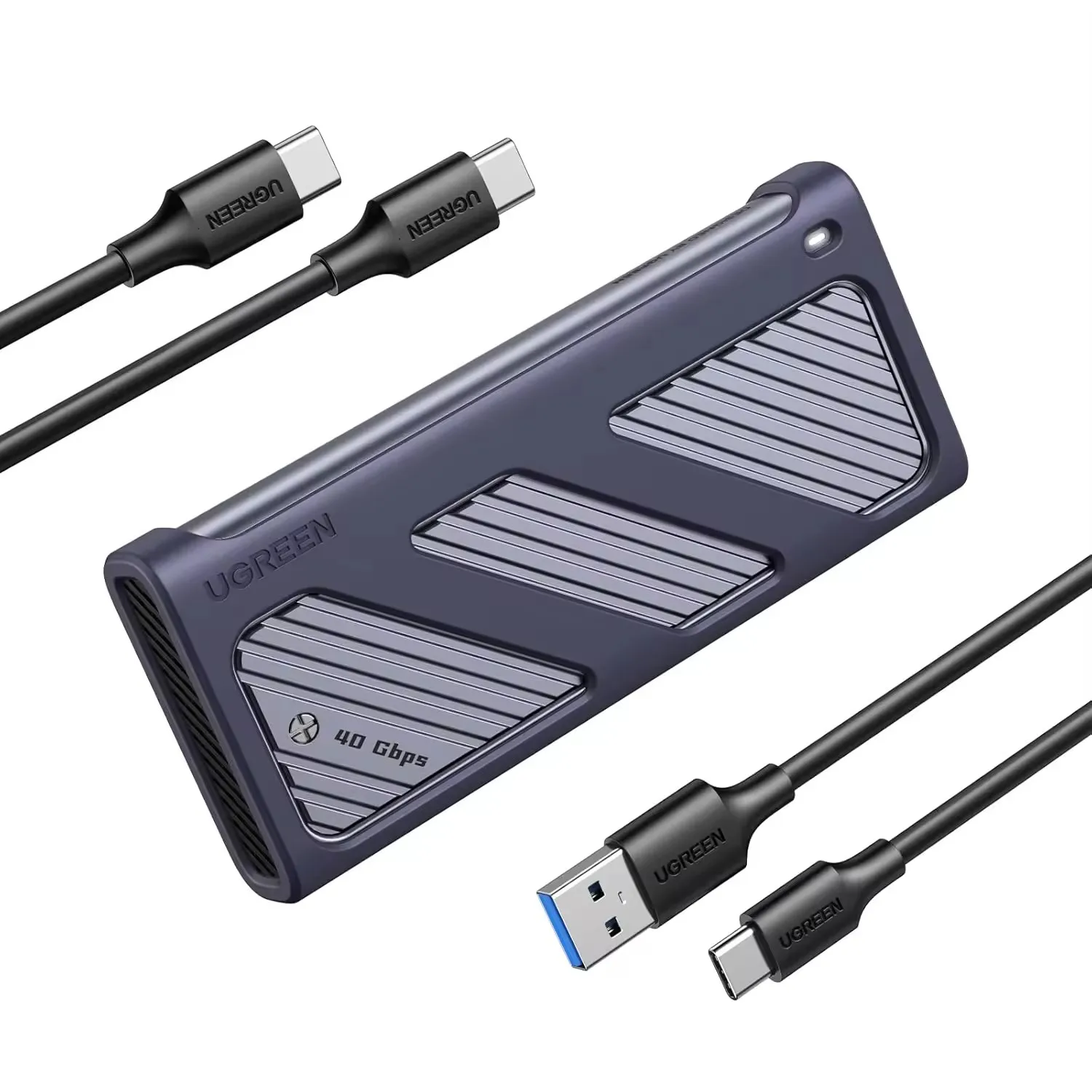 UGREEN M.2 NVMe SSD Enclosure 40Gbps Unmatched Speed NVMe Enclosure Plug and Play Support UASP&TRIM M.2 Enclosure with USB4