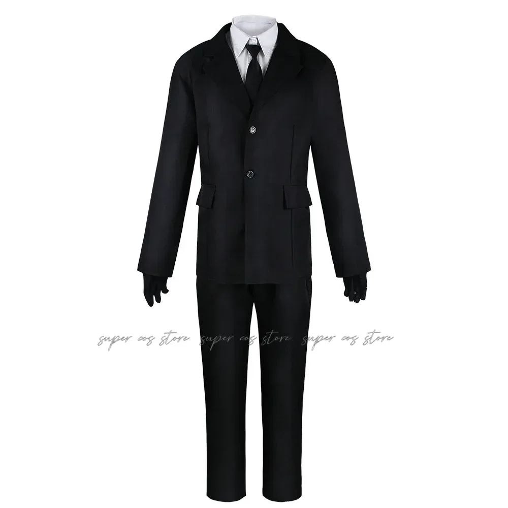 Anime Bungo Stray Dogs Osamu Dazai Cosplay Port Mafia Full Set Black Trench Coat Wig Shirt Tie Christmas Party Anime Clothes