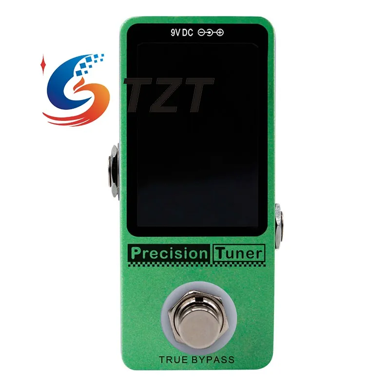 TZT M-VAVE Precision Tuner Turning Pedal with LED Display & True Bypass for Bass and Electric Guitar