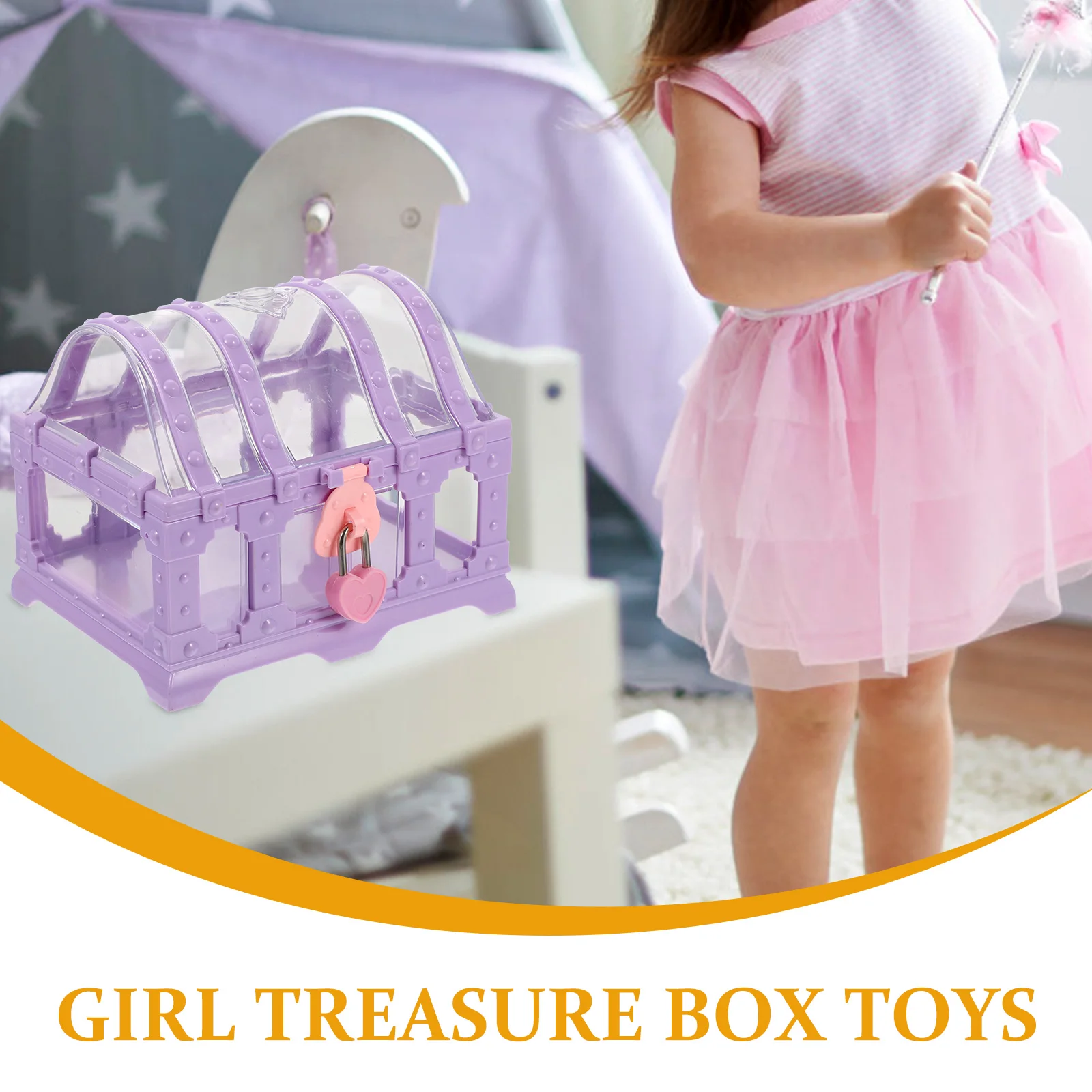 Treasure Chest Box Small Vintage Pirate Decorative Storage Box for Kids Jewelry Souvenirs Party Favor Chest Party Favors