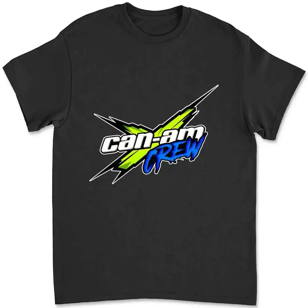 Can Am Crew Brp Maverick X3 Sport Atv Logo Offroad Racing Team Rotax T Shirt F5KW