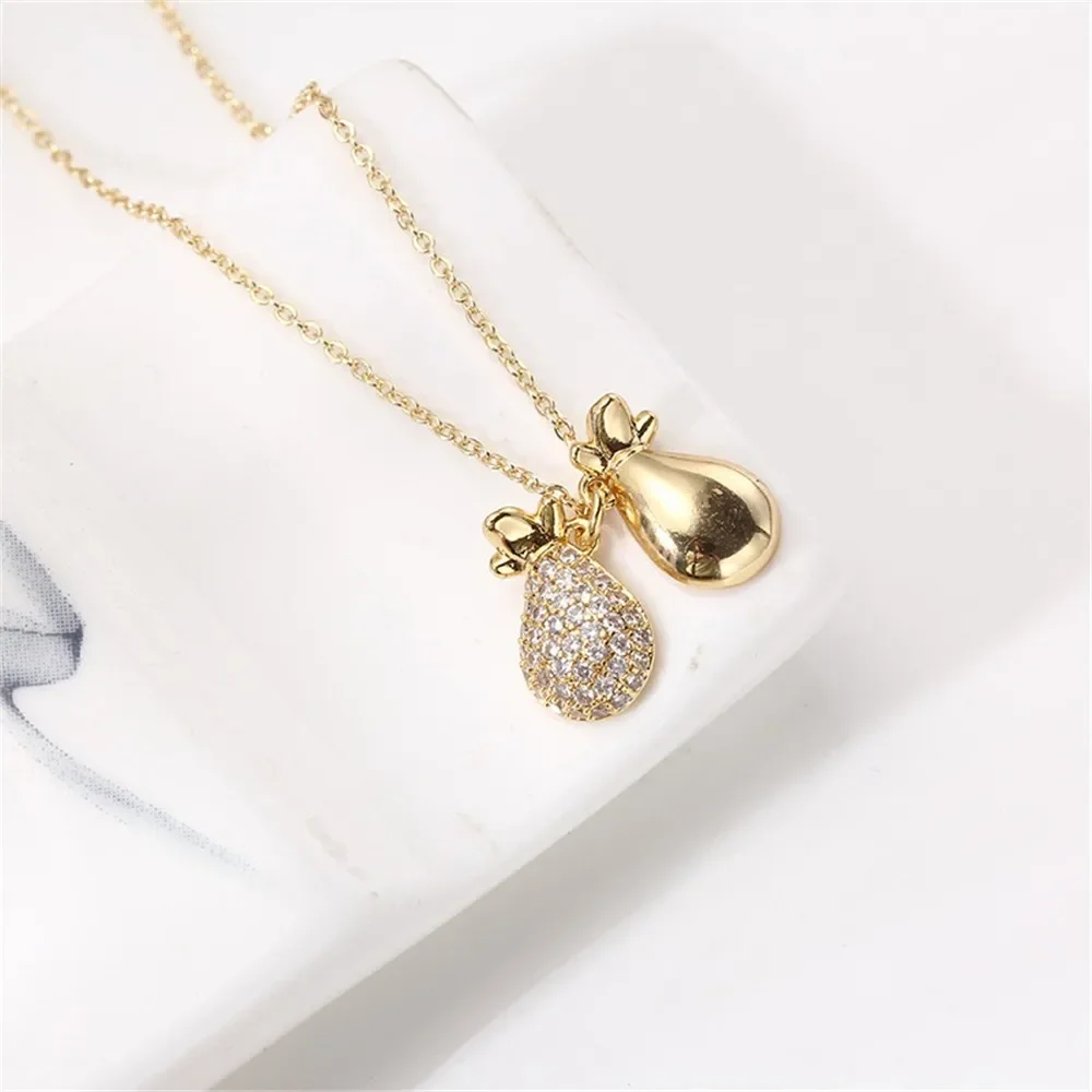 DIY Gold-Plated Pearl Pendant Setting, Handmade Jewelry Crafting Accessories Jewelry Findings No Pearl No Chain