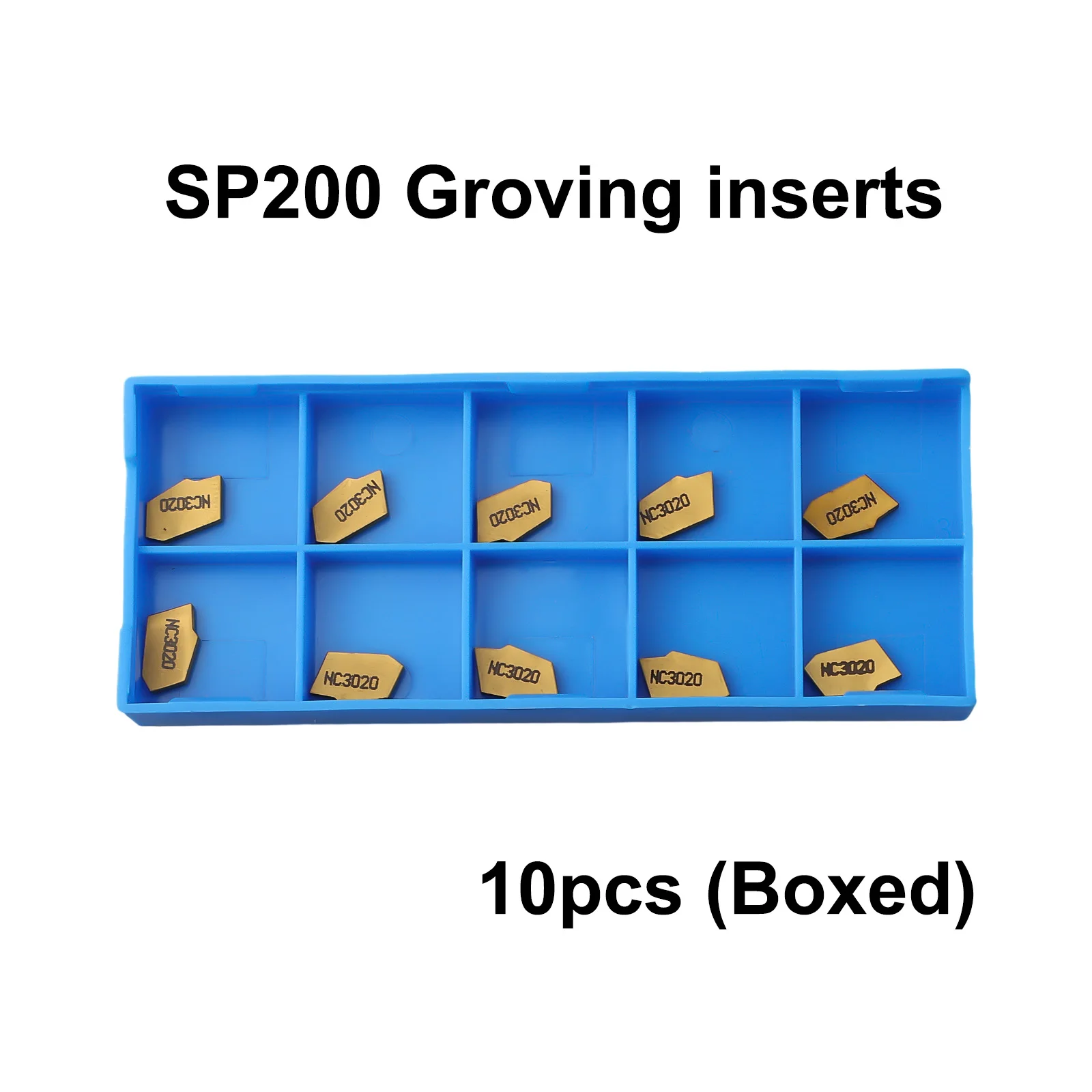 

SP200 GTN-2 Grooving Cut-Off Carbide Inserts With SPB26-2 Blade Slotting Tool Indexable Inserts CNC Metalworking Turning Tool