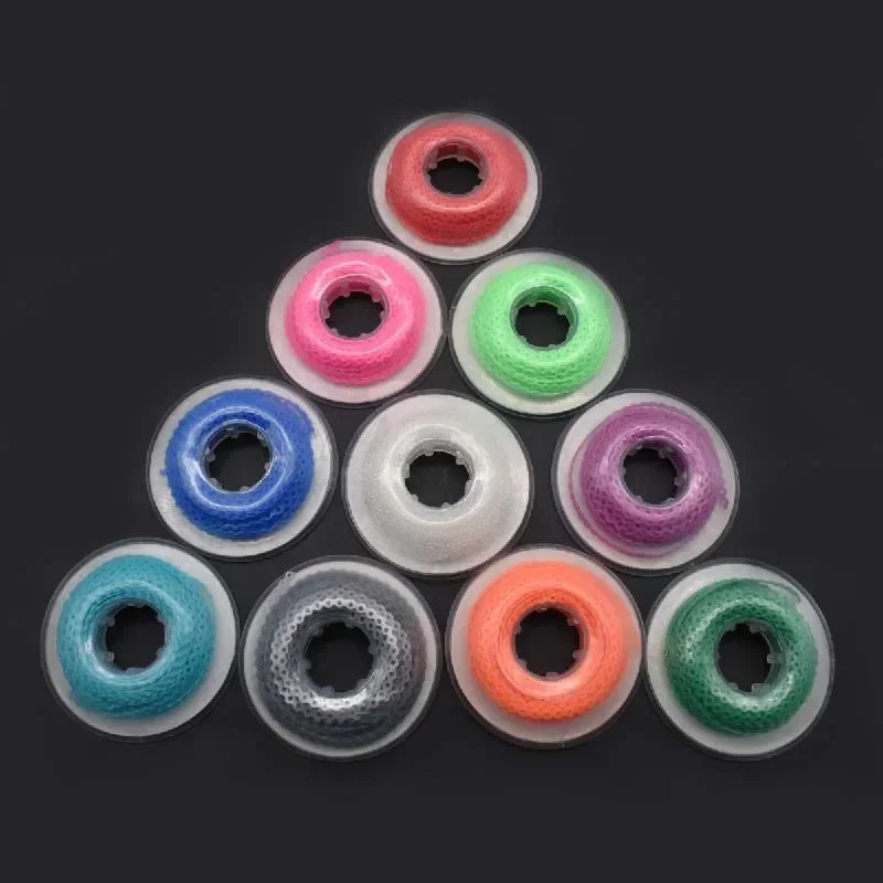 

10Rolls/pack Dental Orthodontic Elastic Rubber Power Chain Rubber Band Long Short Closed Elastic Ultra Power Chain High Strength