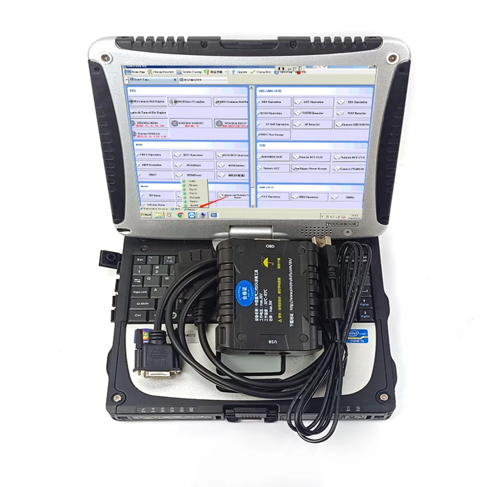 

CF19 laptop for Sinotruk Diesel Engine Scanner Diagnostic Tool for HOWO/A7/T7H/Sitrak/Hohan Trucks diagnostic kit