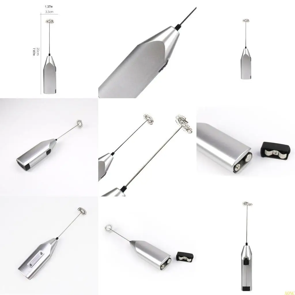 A0NCステンレススチールサロンバーバーヘアドレッシング泡立てる髪の色染料クリームスターラー