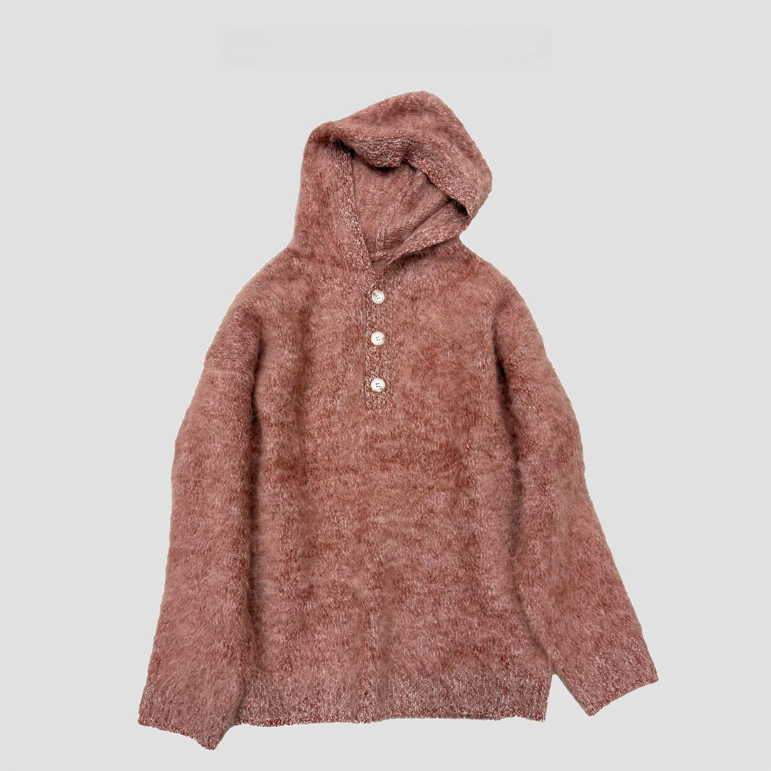 

Свитер-пуловер из мягкой шерсти Ele Gentleman, свободный крой, удобный, приятный для кожи, осенне-зимний трикотаж