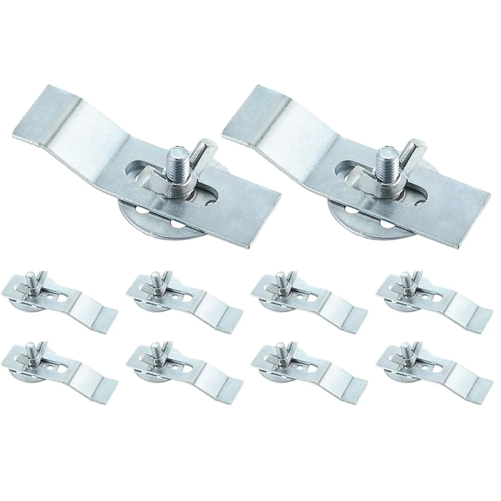 Kit de Clips para fregadero bajo montaje, soportes de montaje para fregadero, soportes de reparación para baño, cocina, encimera, Hardware de ducha, 10 Uds.