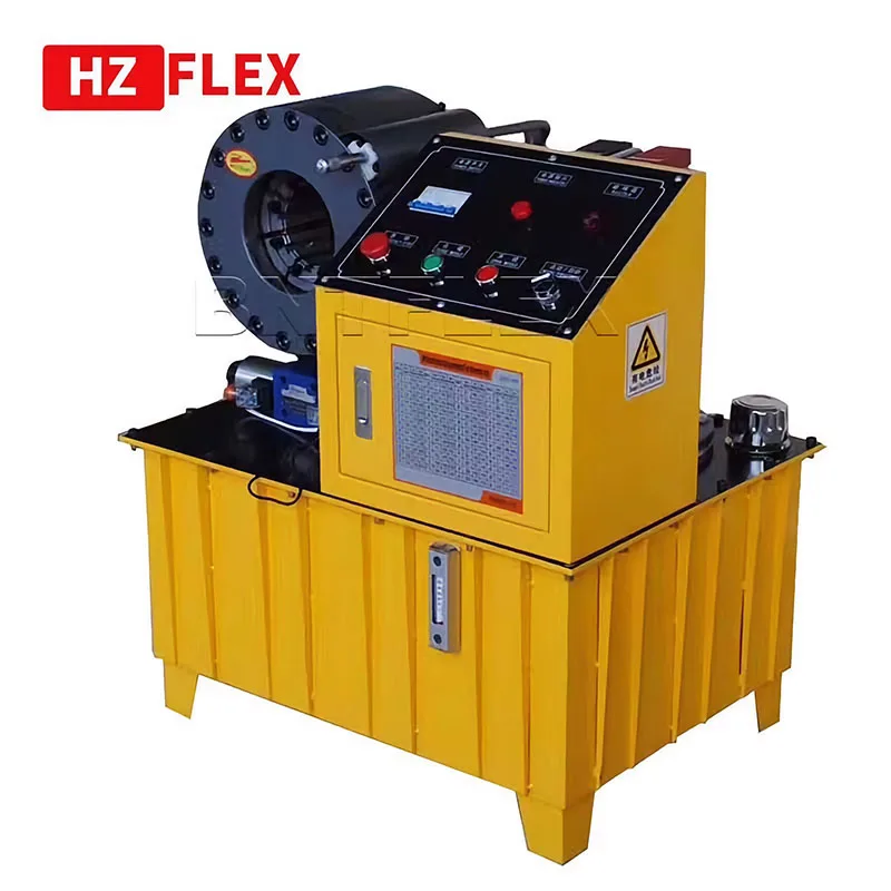 up to 2'' high pressure pipe press hydraulic rubber crimping machine