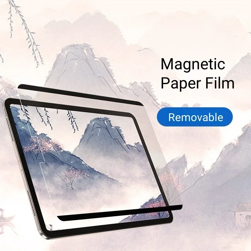 Removable magnetic paper film For IQOO pad 6pro 13.2 inch 2026  Pad SE 12.3 inch Pad 5 Pro 13 inch  pad 3 pro 13 IQoo pad2pro 13