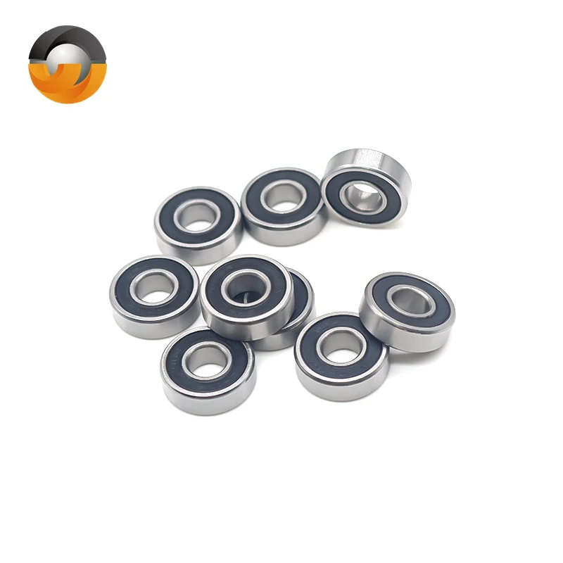 

10PCS R4RS Bearing 1/4" x 5/8" x9/32" Inch Size 6.35 x15.875 x 4.98mm Rubber Seal R4-2RS Ball Bearing