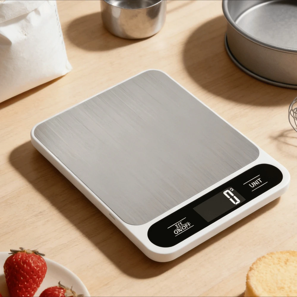 Digital Kitchen Scale LED Display 5-10kg/1g Stainless Steel Panel Electronic Scales Home Jewelry Food Snacks Weighing Baking
