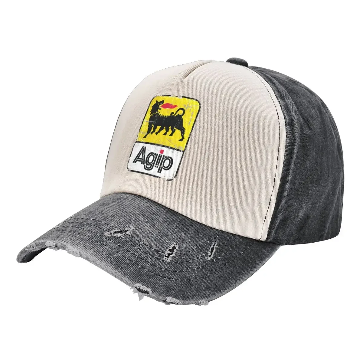 

AGIP Lubricants Logo 1968 – 1998 Distressed version Classic Baseball Cap Brand Man cap Christmas Hat Designer Hat Female Men's