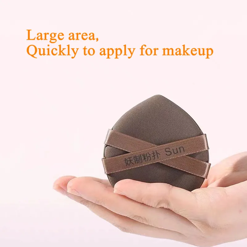 Yaozhi Air Cushion Blender Puff Cosmetic Applicator Liquid Foundation BB Cream Powder Sponge Soft Double-Sided Use Makeup Tool