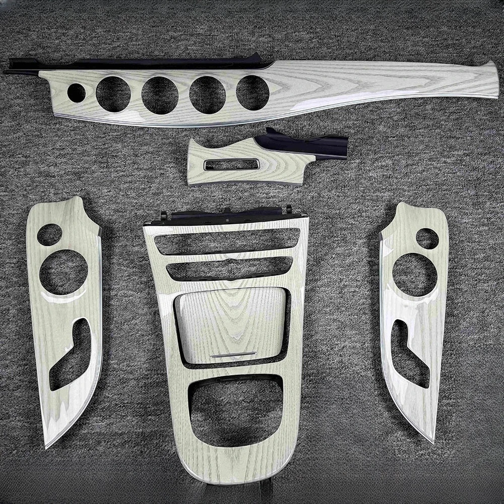 Luxury for - Class E W238 Coupe Wood Staff Center Console Cover Dashboard Kits Door Trim Interior Kits