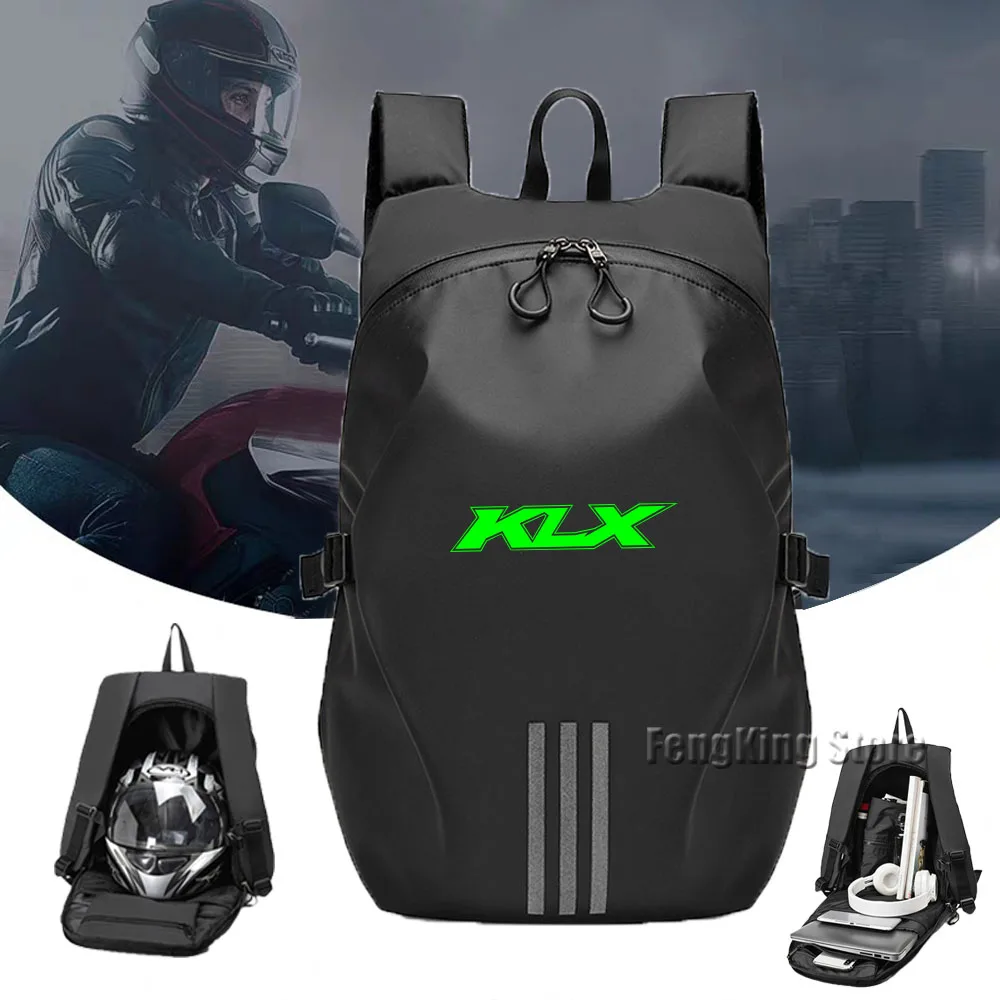 For KLX 300 230 250 150 300SM    Knight backpack motorcycle helmet bag travel equipment waterproof and large capacity