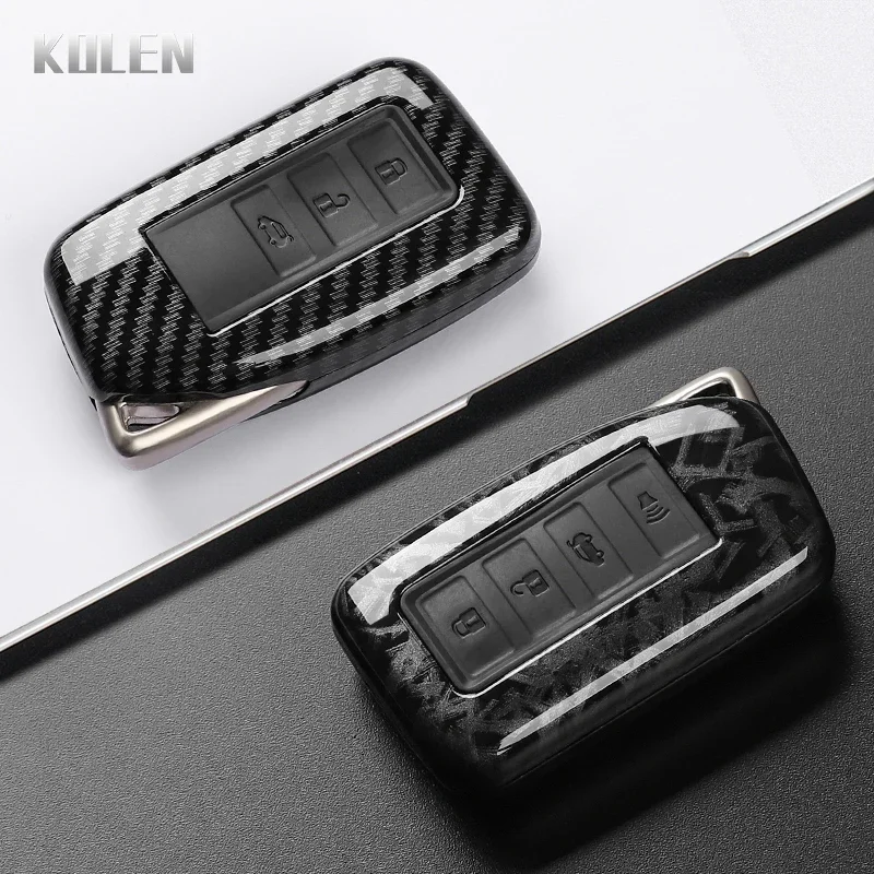 ABS Carbon Fiber Style Car Key Case Cover For Lexus NX IS RX ES GX LX LS UX GS 200 260 300 350 RX350 ES300 NX200 NX300
