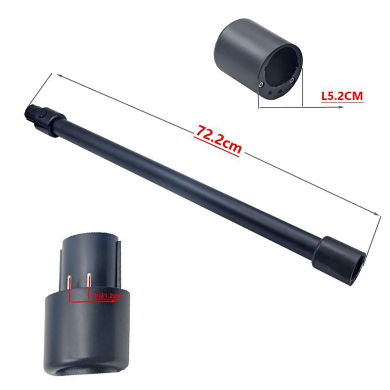 24-Hour Delivery Metal Tube Extension Rod For Dreame R10 R20 R30 T20 T30 V6 V8 V10 Z30 H10 Handheld Vacuum Cleaner Accessories