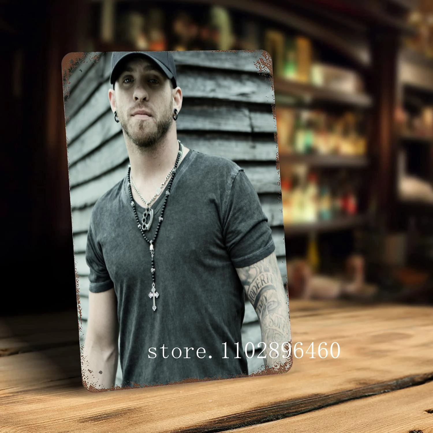 brantley gilbert Metal Plaques & Signs wall decor Vintage Tin Signs Captain Metal Poster Decor for Bar Pub Club Wall Decoration image 4