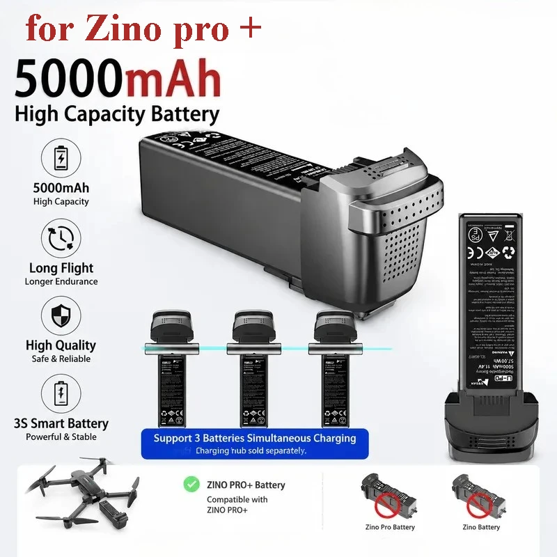 for Hubsan zino pro plus ZINO PRO + drone 6500mAh battery