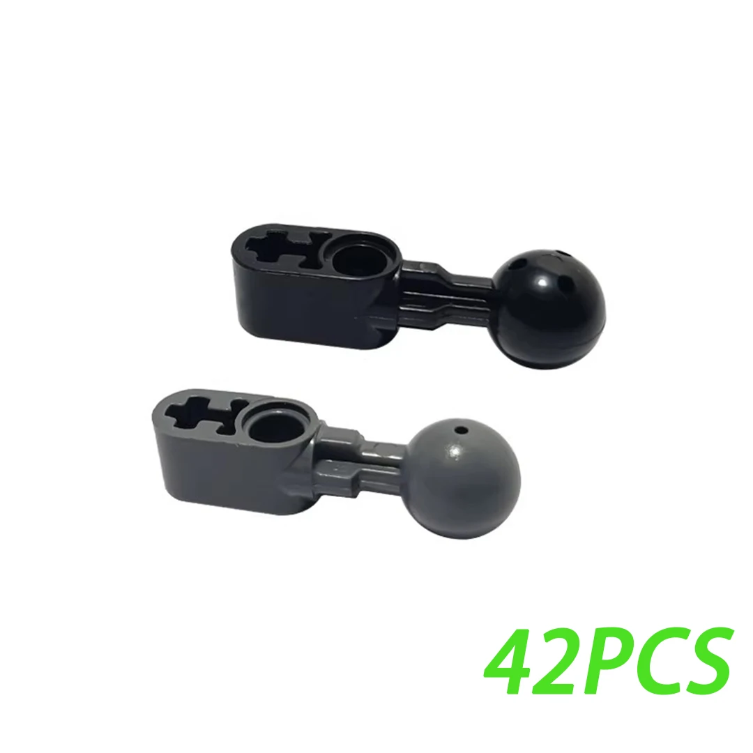 

MOC 64276 Technical Building Brick Accessories 1x2 Modified Liftarm Straight Ball Joint 50g/42PCS Connector Bricks Toys