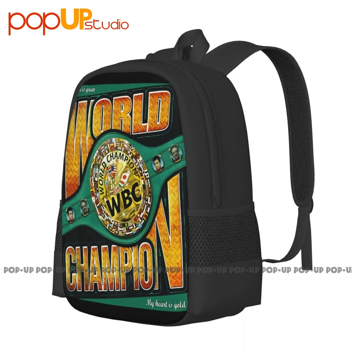 Hot Boxing Champions Of The World Wbc Canelo Alvarez Champion Backpack Large Capacity Training Schoolbag