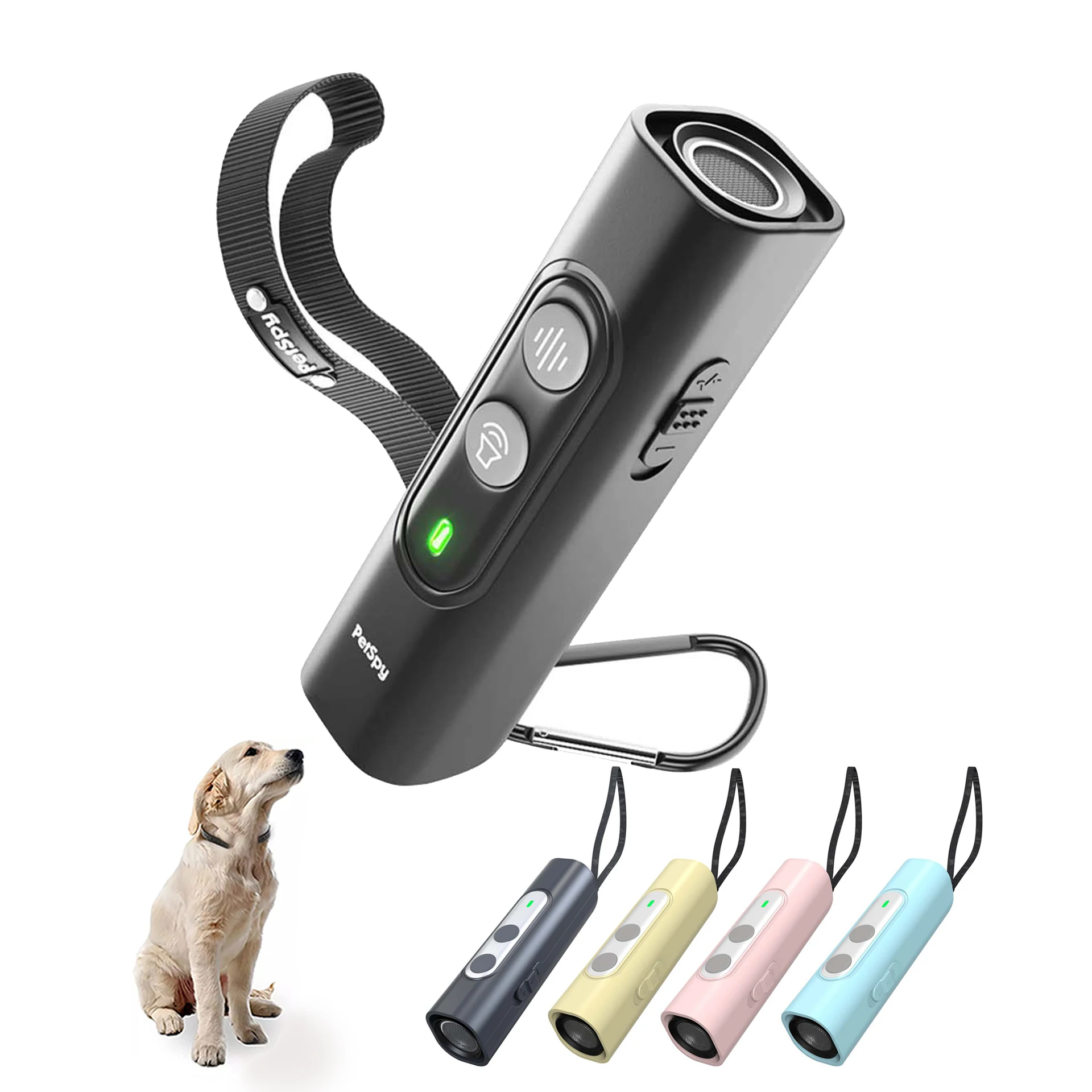 

Ultrasonic Pet Dog Repeller Anti Barking Stop Bark Training Device High Power Dog Training Repellents With USB Rechargeable