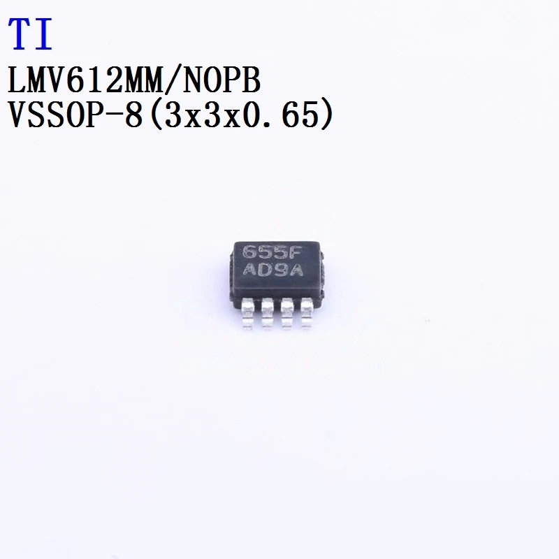 

5PCS LMV612MM LMV612MMX LMV614MAX LMV614MTX LMV641MG TI Operational Amplifier
