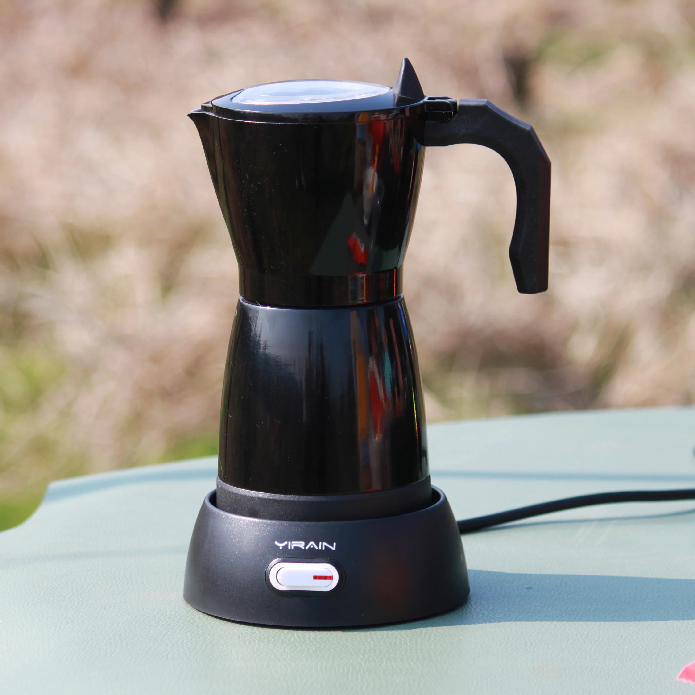 Электрическая кофеварка для эспрессо ETL 110 В 480 Вт 6 чашек 300 мл Caffettiera Moka Mocha Maker