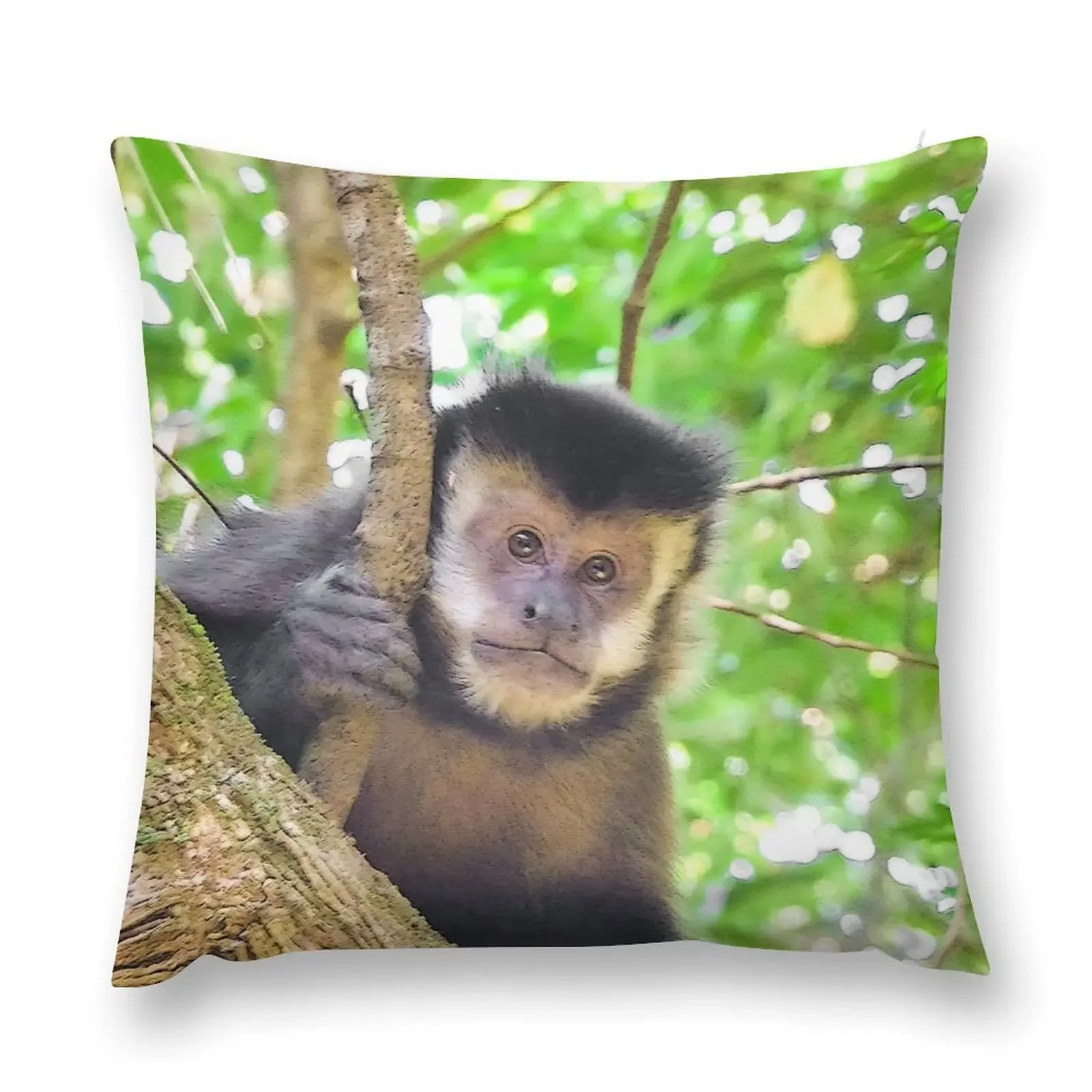 Robust capuchin monkey Throw Pillow Pillowcases For Pillows Sofa Decorative Covers luxury decor Pillowcases Bed Cushions pillow