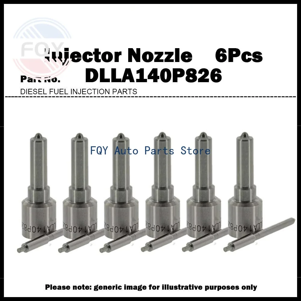 

6X For IVECO EuroStar EuroTech 10.3d 0414701006 High Quality Fuel Injector Nozzle DLLA140P826