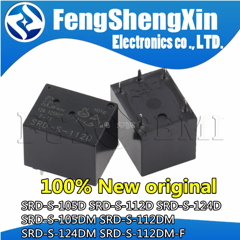 

5pcs SRD-S-105D SRD-S-112D SRD-S-124D SRD-S-105DM SRD-S-112DM SRD-S-124DM SRD-S-112DM-F Relay