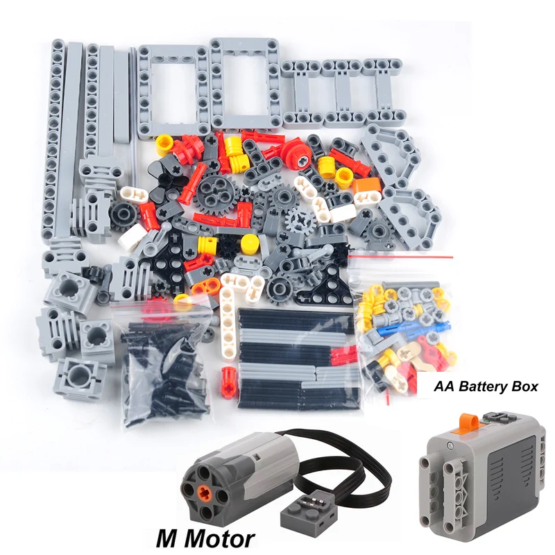 Caja de cambios de 4 velocidades + modelo de motor V8, juego de bloques de construcción, Kit de modelo de ensamblaje de partículas pequeñas, juguetes DIY para regalos de navidad