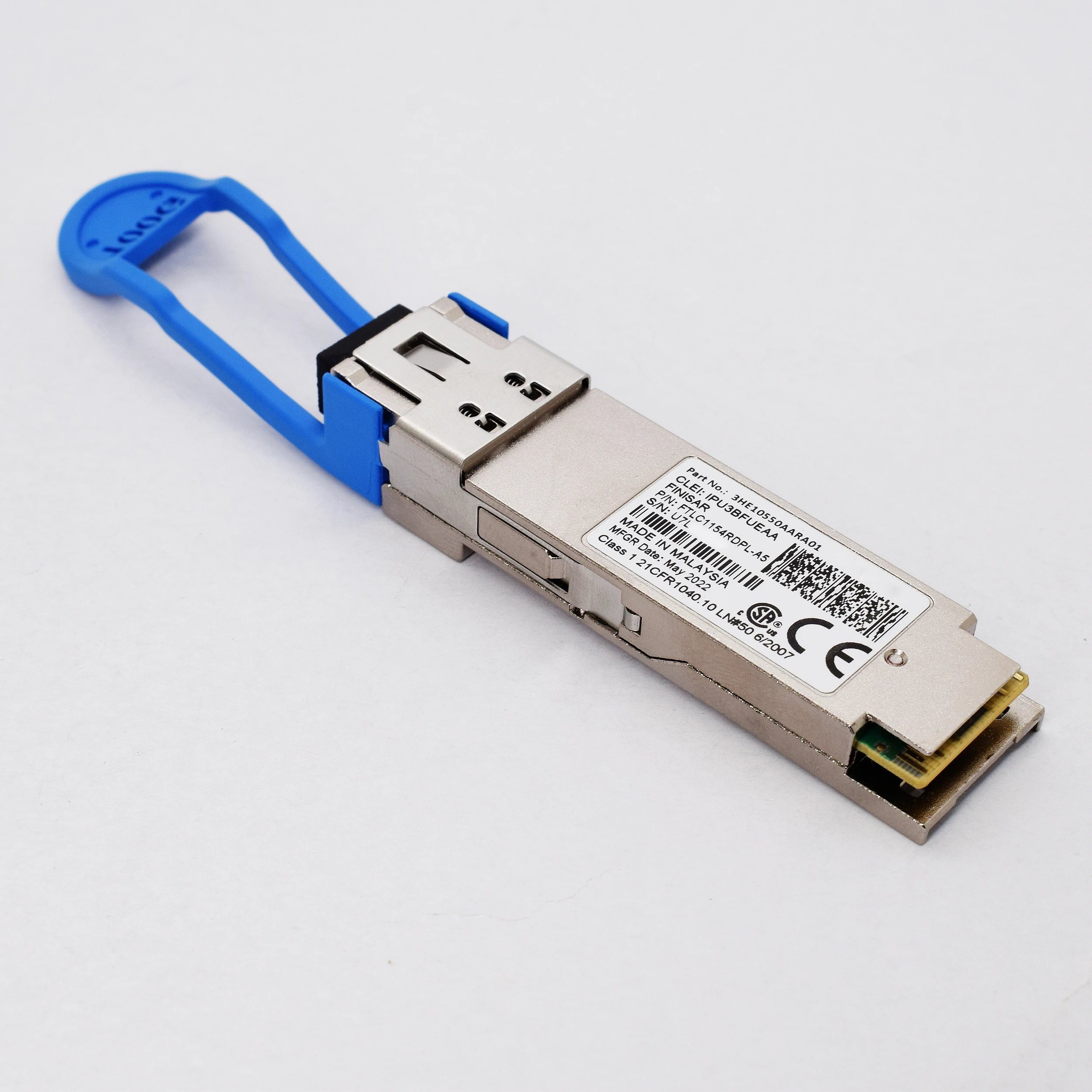 

Genuine For Nokia 3HE10550AA IPU3BFUEAA 3HE10550AARA01 FTLC1154RDPL-A5 QSFP28 100G LR4 1310nm 10km LC NEW Optical Module