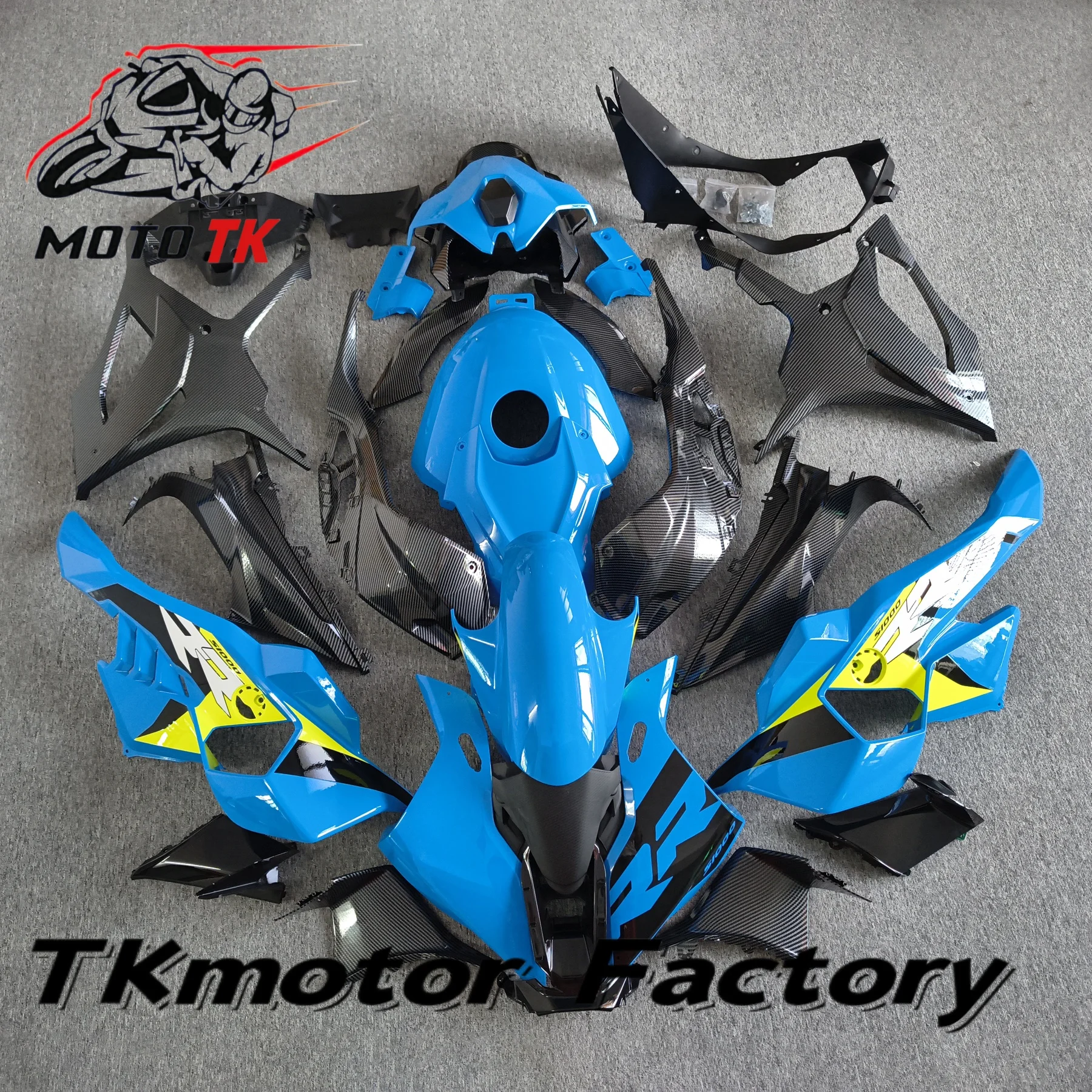 For BMW S1000RR S1000 RR 2025 Real Carbon Painted Body & Frame Covers Fairing Kits Motorcycle Accessories Modified Parts