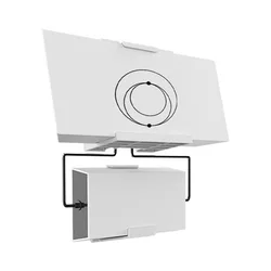 Wall Mounting Bracket Wall&Roof Installation Metal Kit Wall Mount Shelf Holder for StarLink Gen3 V3 Router Power
