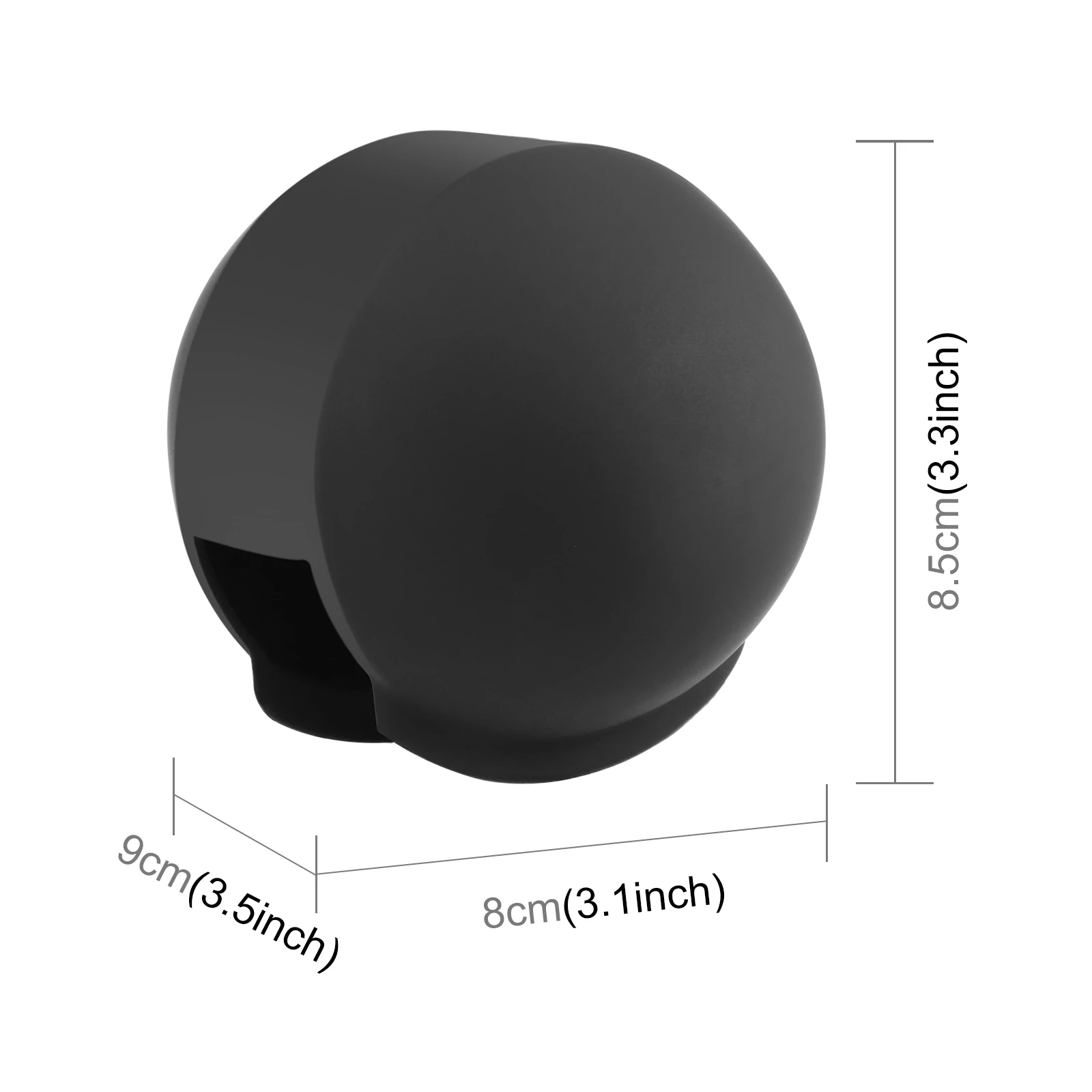 PULUZ Invisible Dive Case Lens Guard Silicone Protective Cover for Insta360 X4 Air / X4 / X3 Lens Shell