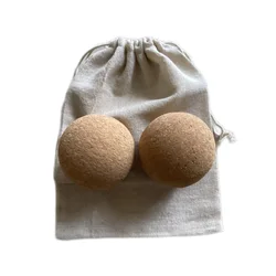 Natural Cork Massage Ball  Fascia Cork BallMuscle Massage Tension Relief Back Pain Muscle Trigger Point Massage Fitness