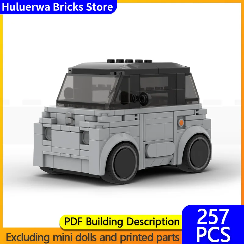 

Speed Racing Car Model MOC Building Bricks Ami Small Pure Electric Vehicles Modular Technology Children Holiday Gifts Toys Suit