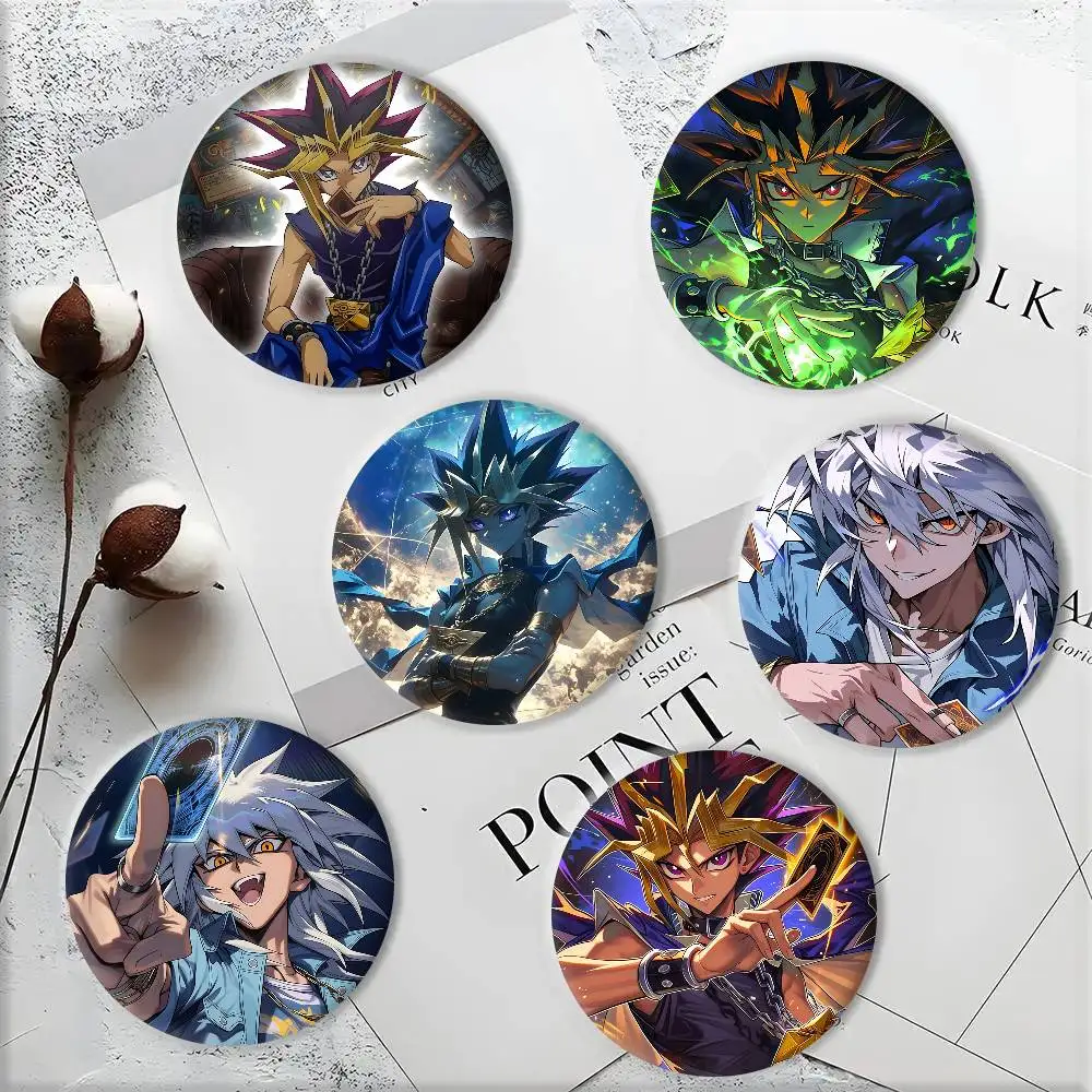 Y-Yu Gi Oh Classic Anime Badge Tinplate DIY Backpack Clothing Accessories Jewelry Pins