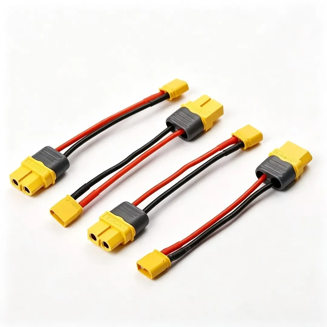 XT60H to XT30U Male Female Plug Adapter Cable 10/15/20/30CM Silicone Wire RC Lipo Battery Connector Extension Wire for FPV