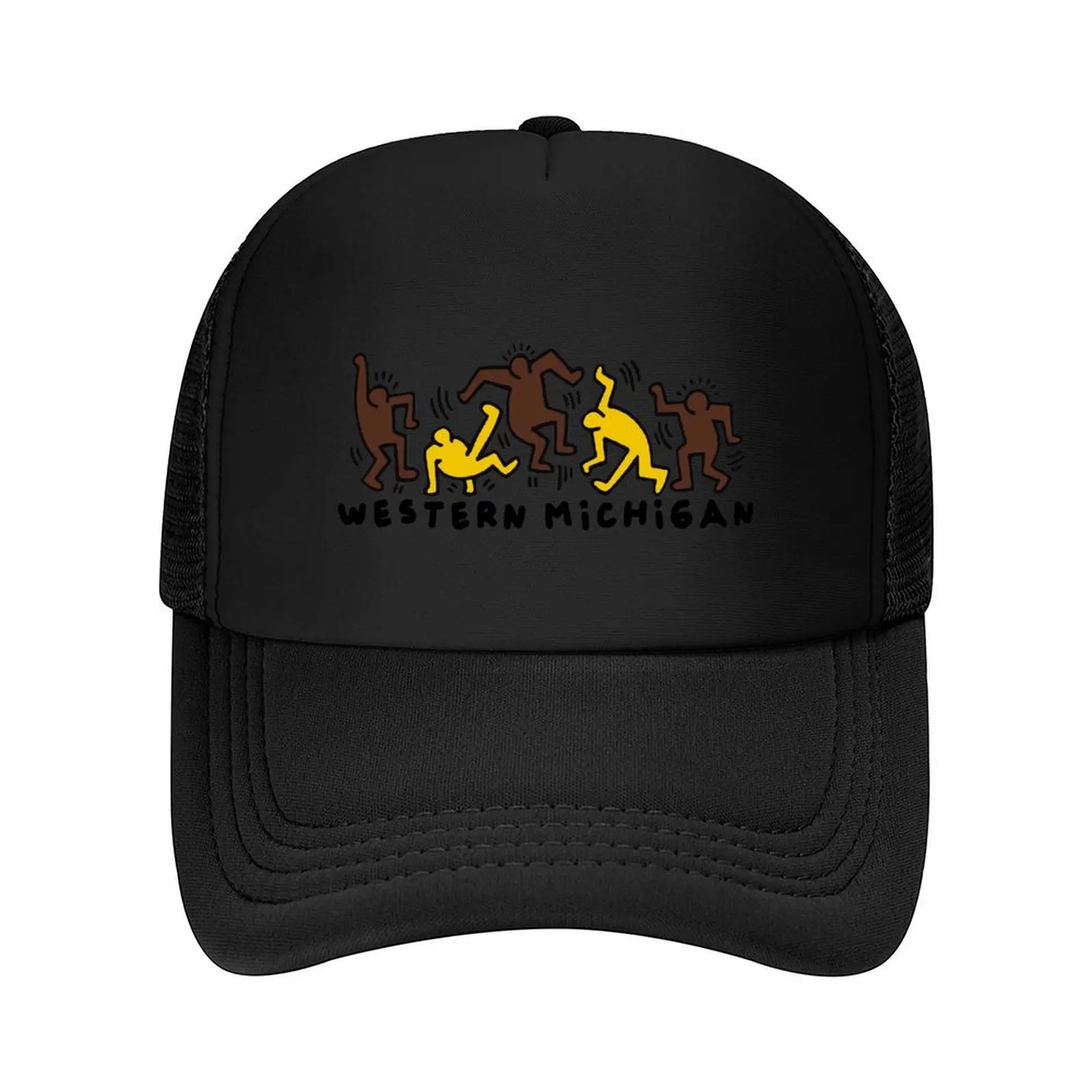 

Western Michigan Groovy People Baseball Cap Beach Outing Cosplay Golf Cap Fashion Beach Caps Male Women's