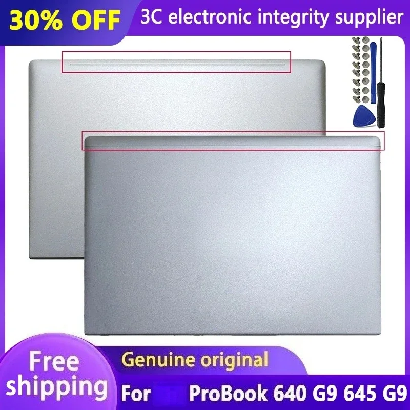 

New Original Laptop Case for ProBook 640 G9 645 G9 Notebook LCD Back Cover Rear Lid Top Housing Replacement Silver