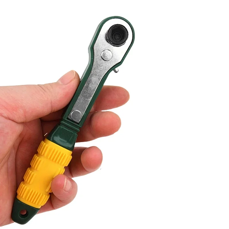 مفتاح ربط بسقاطة صغير مفك عزم دوران عالي قابل للتعديل مفتاح ربط سريع مفك براغي صغير 1/4 قضيب مفتاح بانة سريع أدوات