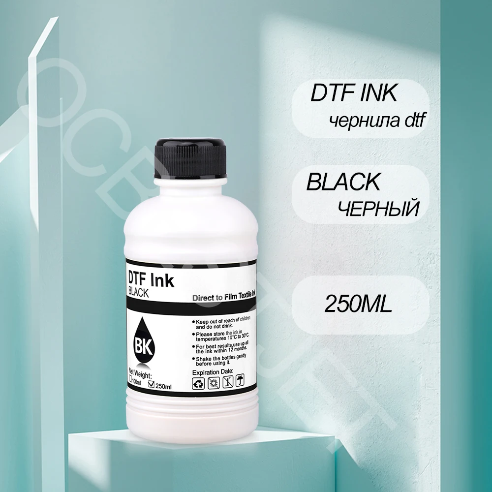 DTF Ink Ordinary Quality 250ml  PET Film Transfer Ink For Epson I3200 L1800 1390 L800 PET Film Printing And Transfer